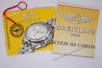 Breitling Crosswind Special Watch Manual Instructions Booklet